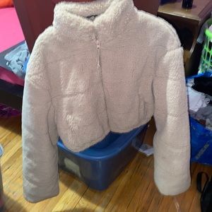 Cute fluffy jacket